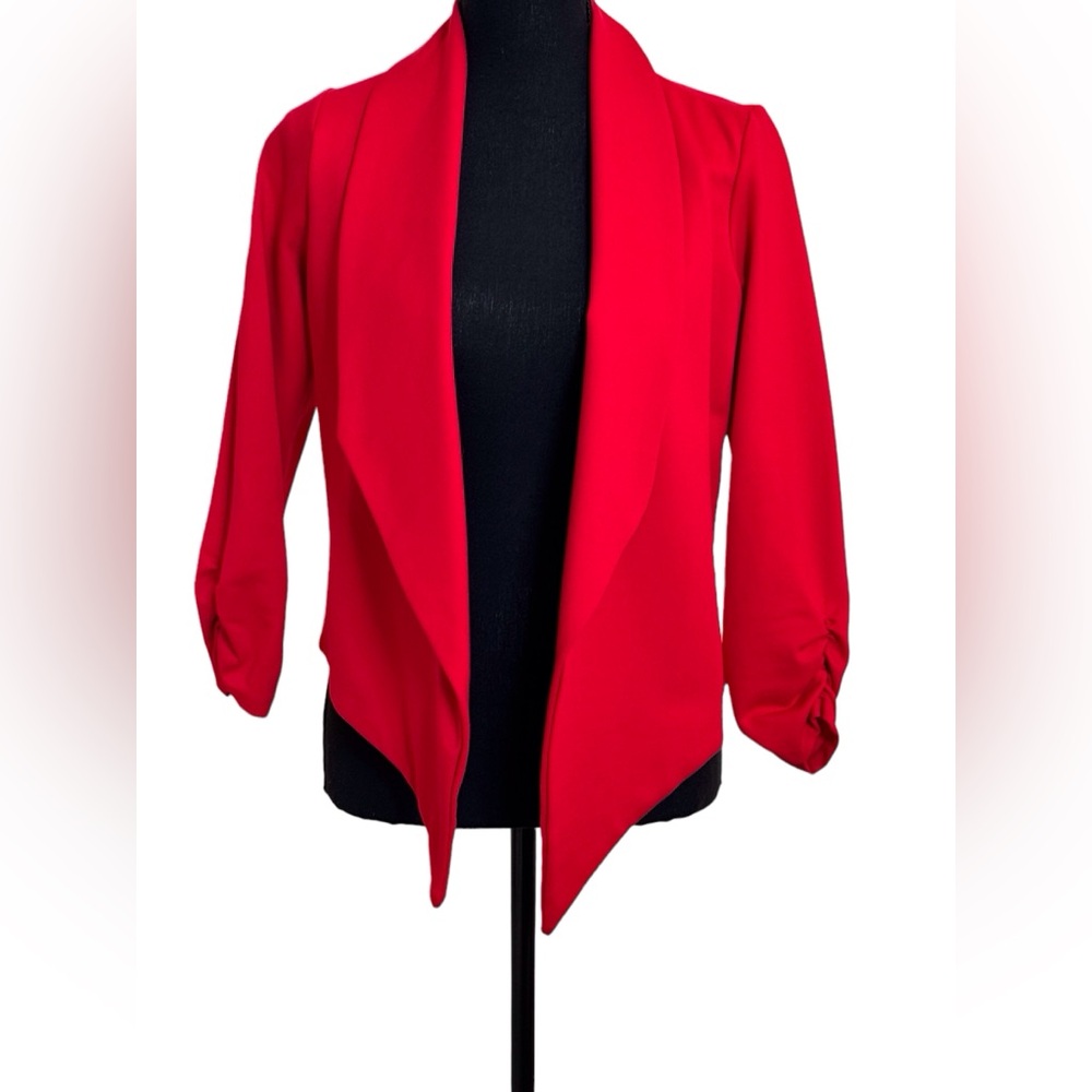 Lord & Taylor Noir Red Blazer